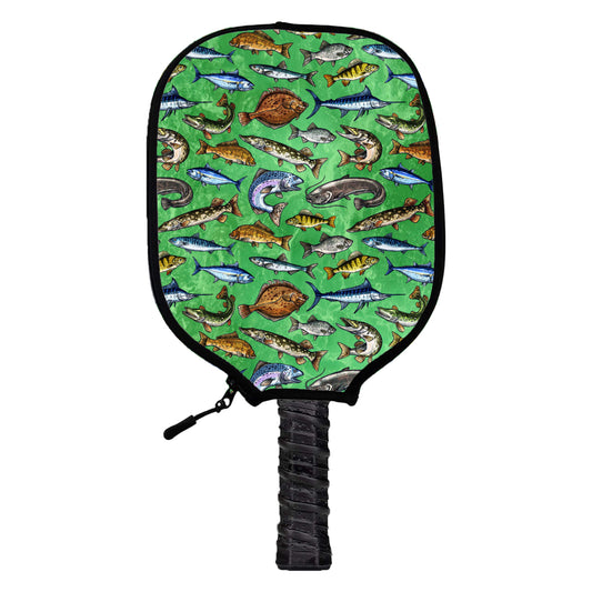 Fishing Frenzy Pickleball Cover