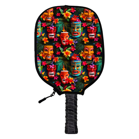 Tiki Time Pickleball Cover