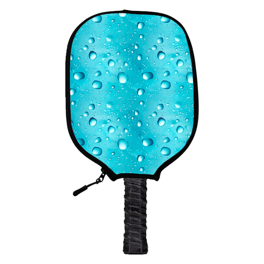 Water Drops Pickleball Cover