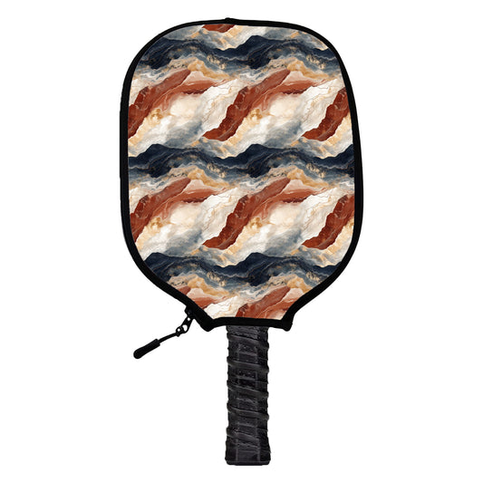 Rustic Marble Pickleball Cover