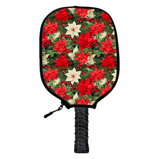 Holiday Floral Pickleball Cover