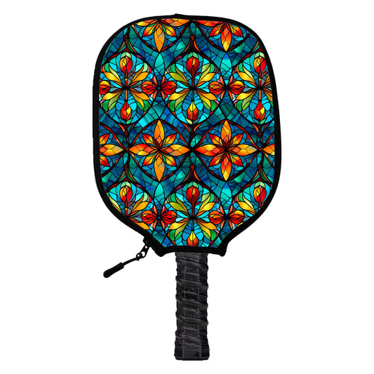 Stained Glass Pickleball Cover