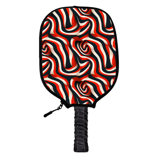 Ribbon Swirl Pickleball Cover