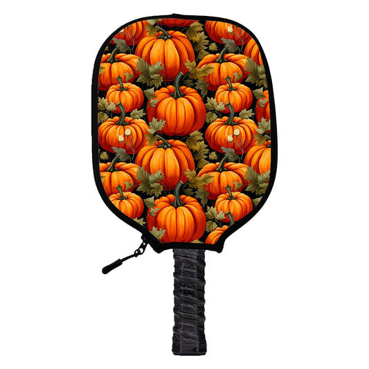 Vibrant Pumpkin Patch Pickleball Cover