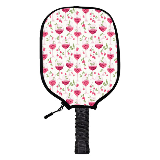 Wine Time Pickleball Cover