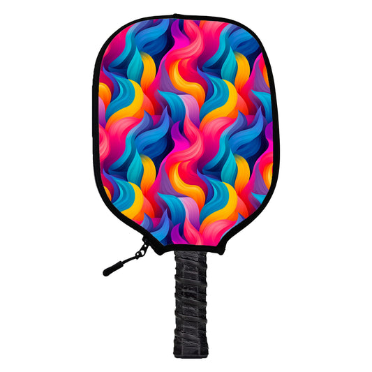 Color Fire Pickleball Cover