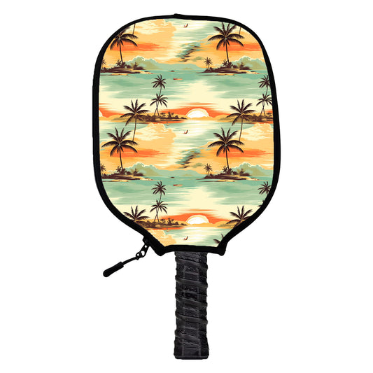 Sunset Palms Pickleball Cover