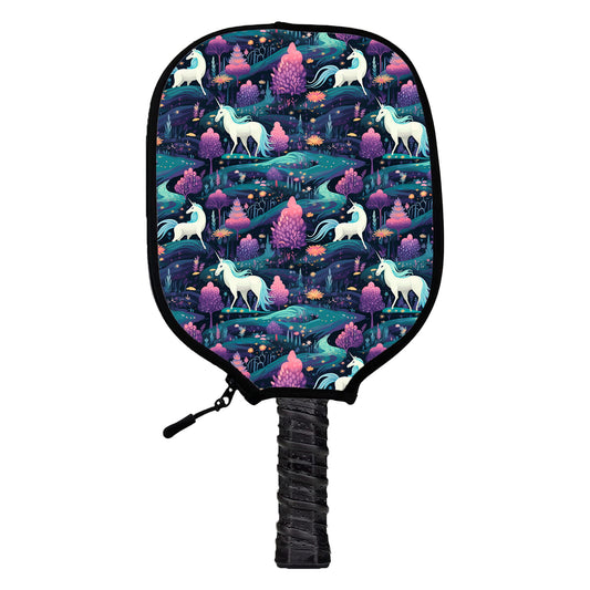 Unicorn Forest Pickleball Cover