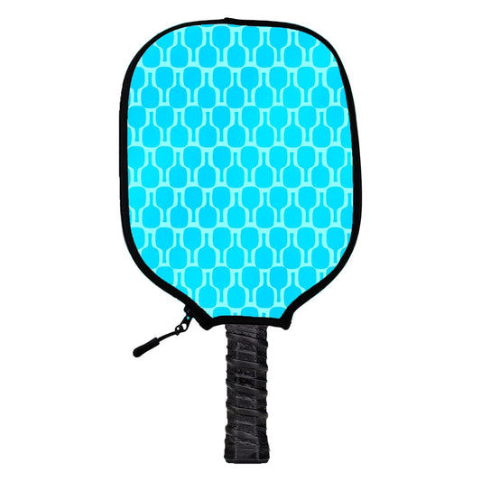 Blue Paddle Pickleball Cover