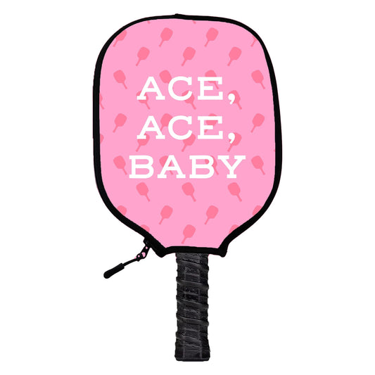Ace, Ace, Baby Pink Pickleball Cover